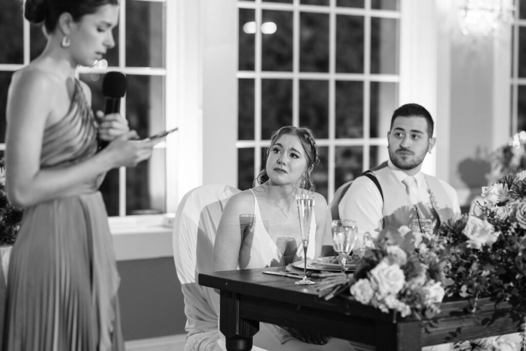 bride crying at pen ryn mansion reception