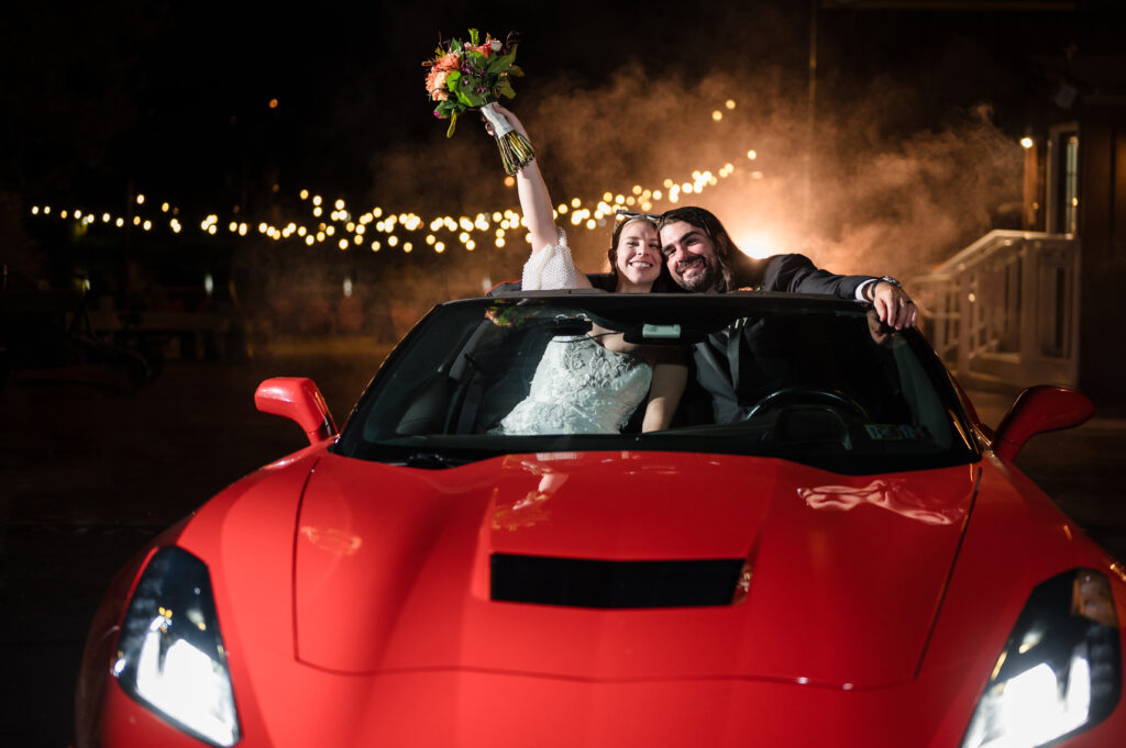 Romantic nighttime wedding portraits Stella of New Hope