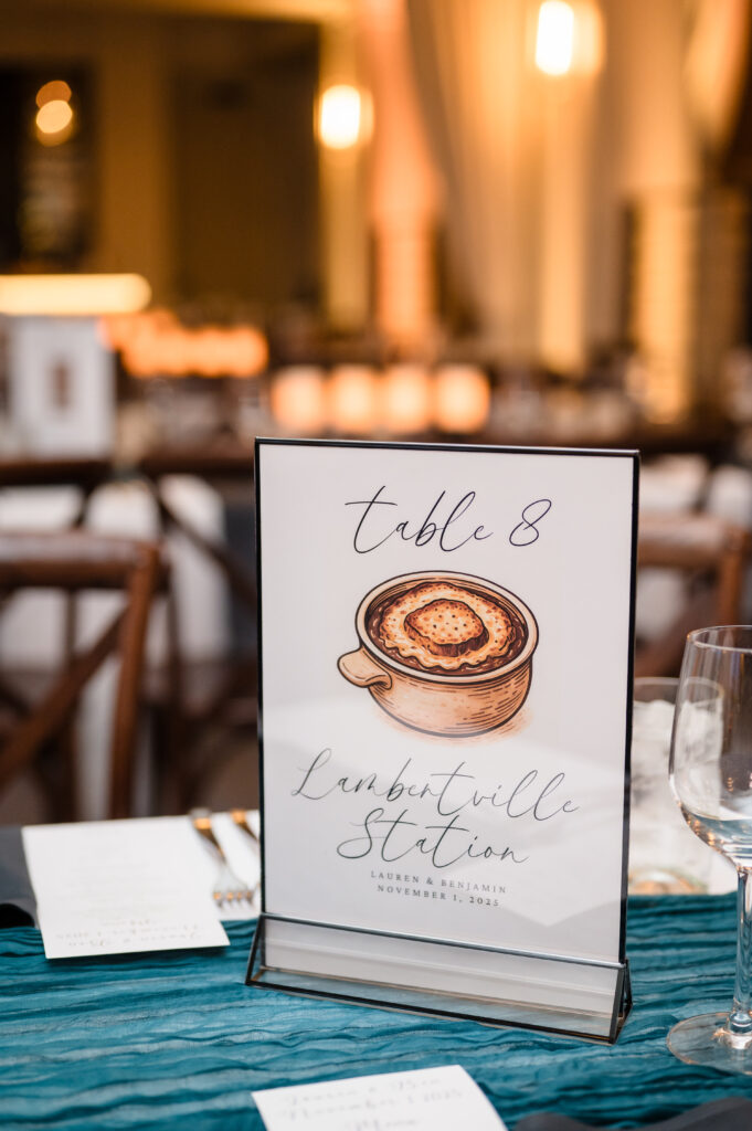 Stella of New Hope wedding reception Pennsylvania