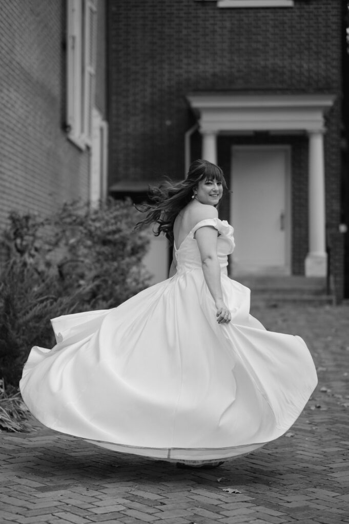 joyful wedding portraits philadelphia streets