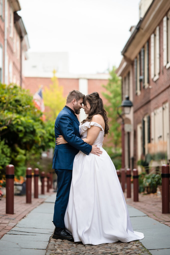 elfreth’s alley wedding portraits philadelphia