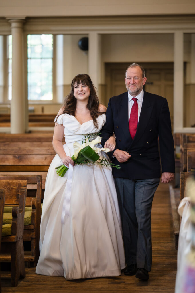 wedding ceremony at arch street meeting house philadelphia