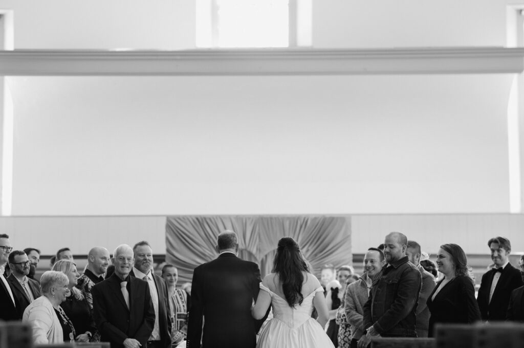arch street meeting house wedding ceremony old city