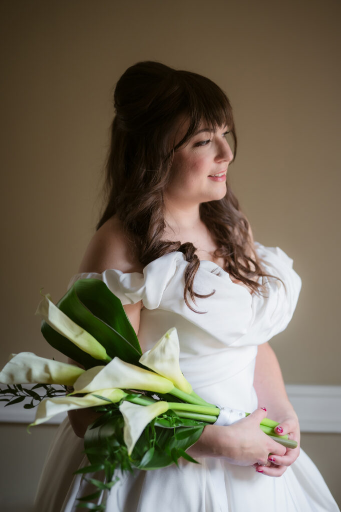 modern bouquet bride philadelphia