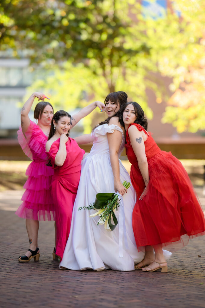 colorful wedding guest outfits philadelphia reception